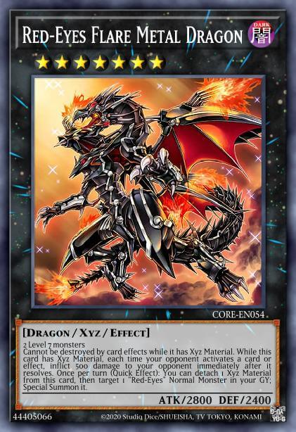 Red-Eyes Flare Metal Dragon